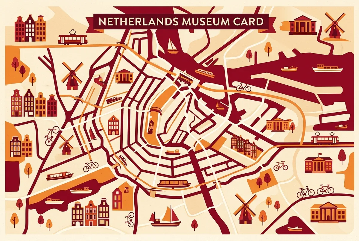 infographic comparing amsterdam pass options for the question Museumkaart for Tourists: The Netherlands Museum Card Explained, museum card netherlands
